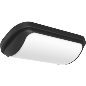 Zwart afwerkframe voor Deca gevelarmatuur