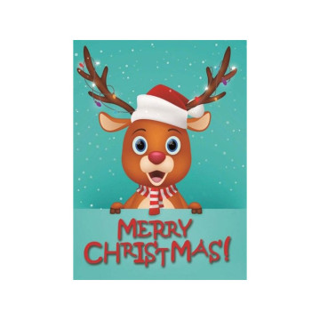 Diamond Painting kerstkaart met rendier