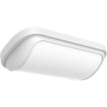 Wit afwerkframe voor Deca gevelarmatuur