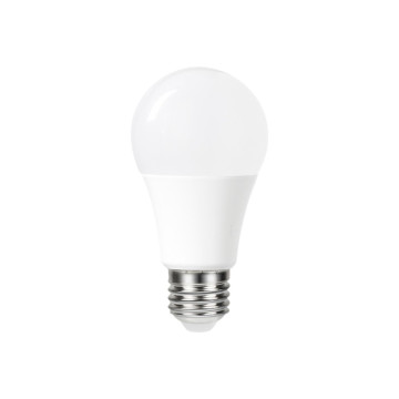 Schemersensor - Standaard bol - E27 - 8.5W - Extra Warm Wit - 2700K - Opaal