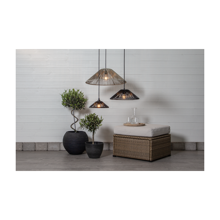 Lampenkap Shade Vida Zwart voor Connecta lichtketting