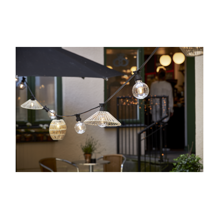 Lampenkap Shade Vida Beige voor Connecta lichtketting