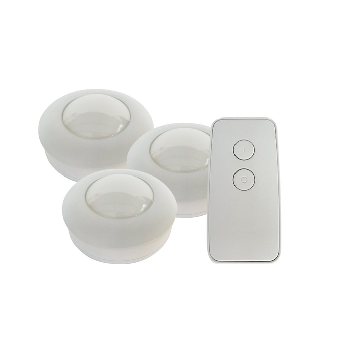 Trios Set Batterij LED Lamp "Alio Push" | met afstandsbediening - set van die