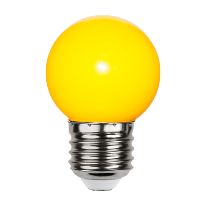 Kogellamp Geel voor Prikkabel - 1W