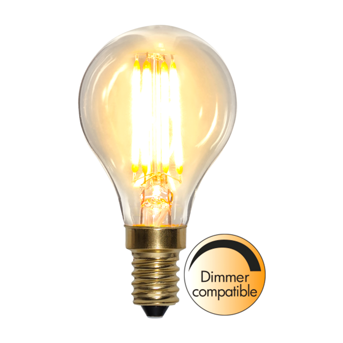 Soft Glow KogelLamp - E14 - 4W - dimbaar