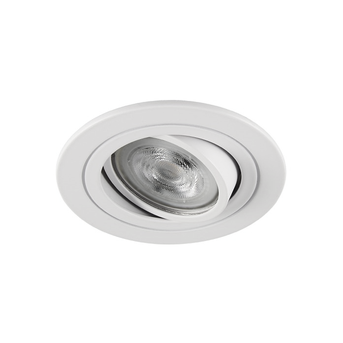 GU10 Armatuur BG Wit Rond