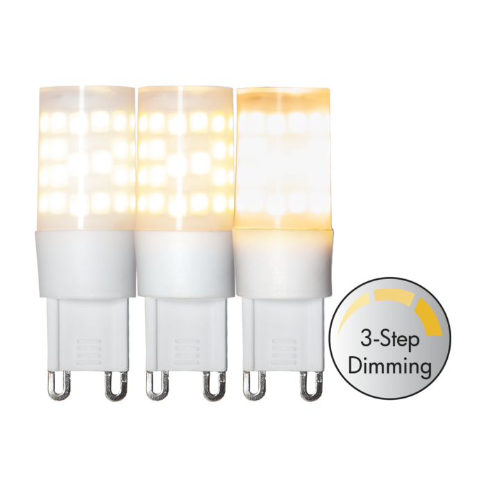 3 standen G9 lamp  - 3.6W -2700K