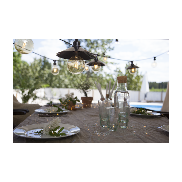 5-pack lampenkappen Zwart voor Connecta lichtketting