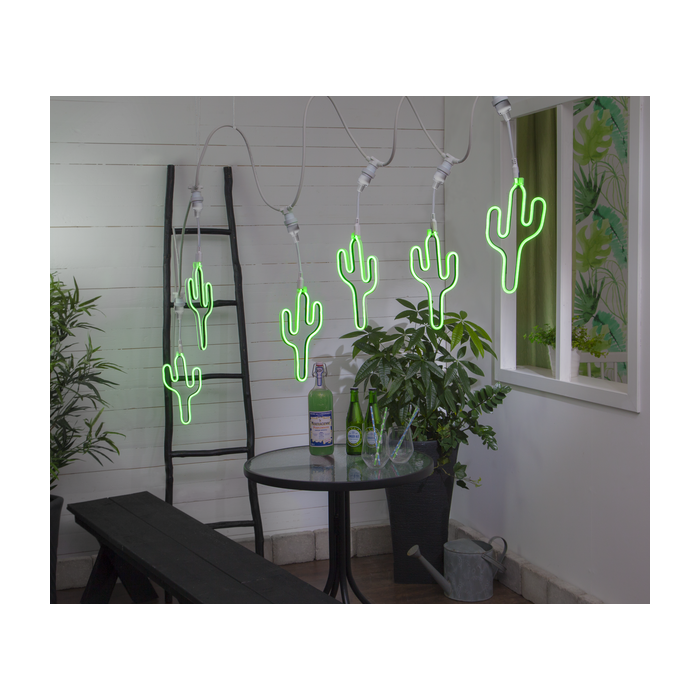 Cactus LED lamp met E27 fitting- geschikt voor lichtsnoer