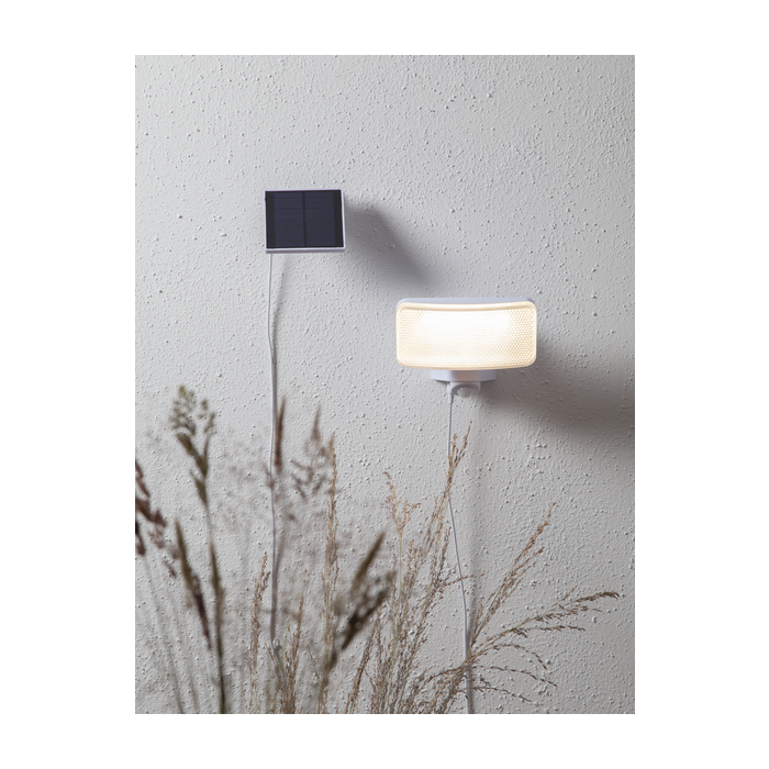 Solar Wandlamp ‘’Powerspot Fris Wit’’