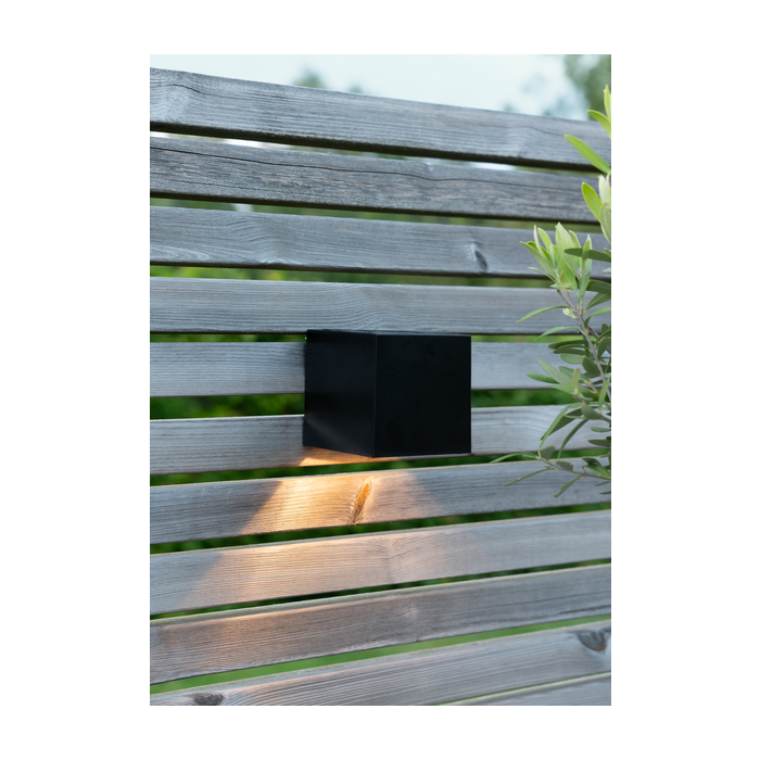 Solar Wandlamp ‘’Cube Wally’’