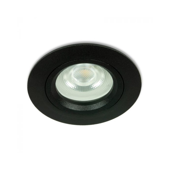 GU10 Mini armatuur Rond Zwart