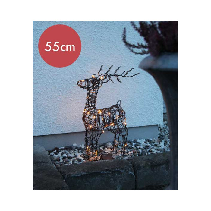 Klein Rendier voor buiten "Vixen" - 55cm