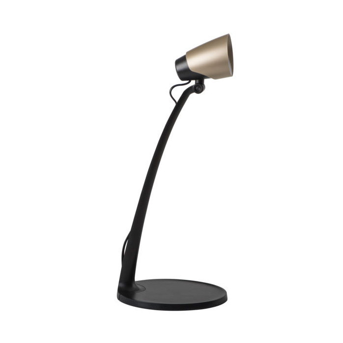 Bureaulamp Sari | Zwart/Champagne