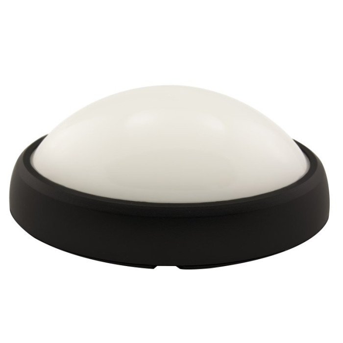 Zwarte ovale LED Plafondlamp