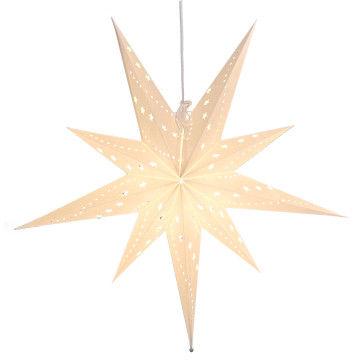 Kerstster "Heaven" wit 58x55 cm