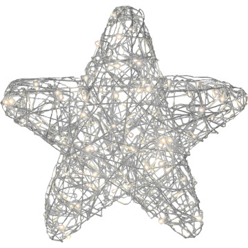 Kerstster "Galax" Zilver met 100 LEDs 