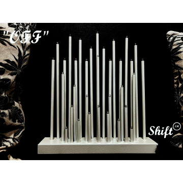 Decoratieve tafellamp "Shift" met 33 LEDs - Wit
