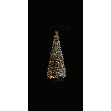 Pop-up kerstboom met sneeuw en 200 LEDs - 150 cm 
