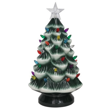 Kerstboom met multicolor leds - 36 cm hoog