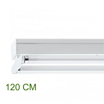LED Buis armatuur 120cm - voor 2 LED buizen