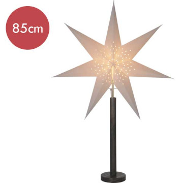 Bruine kerstster Elice met E14 fitting - 85 cm