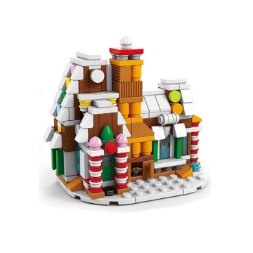Brick set Peperkoekhuis met schoorsteen