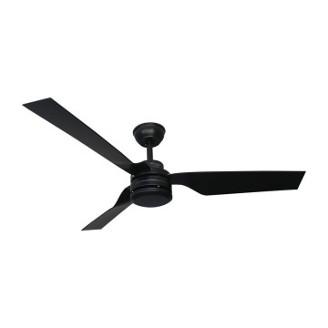 V-tac VT-6552-3 - Decoratieve plafond ventilator met afstandsbediening - zwart