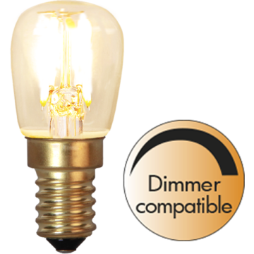 Kogellamp - E14 - 1.4W - Super Warm Wit <2200K - Dimbaar - Filament - Helder