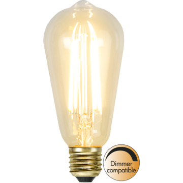 Edison lamp - E27 - 3.6W - dimbaar