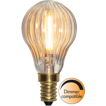 Standaard Bol Soft Glow - E14 - 0.8W - Super Warm Wit - 2200K - Dimbaar
