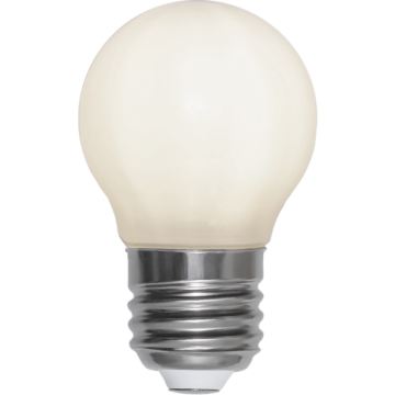 Standaard bol - E27 - 2W - Extra Warm Wit - 2700K - Opaal