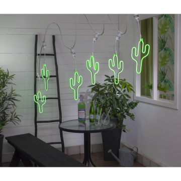 Cactus LED lamp met E27 fitting- geschikt voor lichtsnoer
