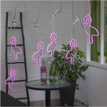 Flamingo LED lamp met E27 fitting - geschikt voor lichtsnoer
