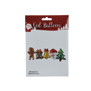 Ballonnen - Kerstfiguren 98,5x42,5 cm