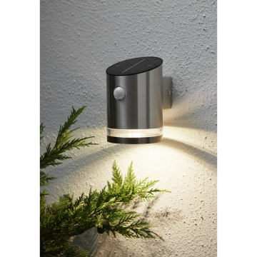 Solar Wandlamp ‘’Cilinder Wally’’