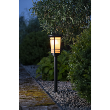 Solar Priklamp Elegant Bollard Flame