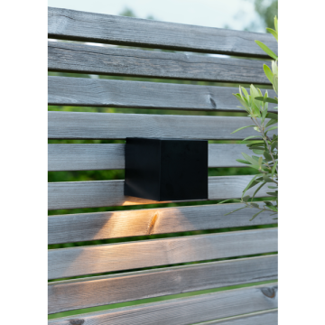 Solar Wandlamp ‘’Cube Wally’’