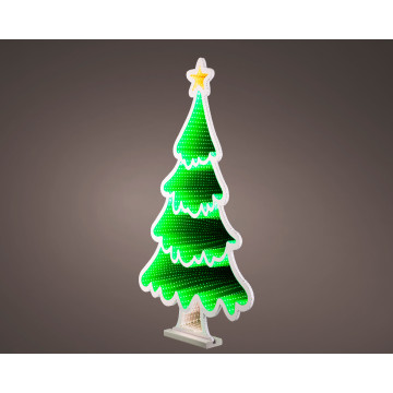 LED Infinity Kerstboom voor binnen - Multicolor - 90 cm 