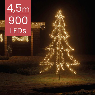 Buiten Kerstboom met 900 LED lampjes - warm wit - 450CM 