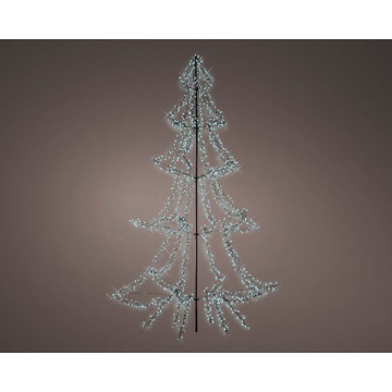 LED Kerstboom 4,5 meter cluster - 3000 LED lampjes - Cool White