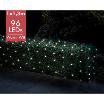 Gouden netverlichting 2x2meter - 160leds