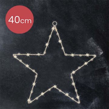 Kerstverlichting LED Ster 40CM - 40 lampjes