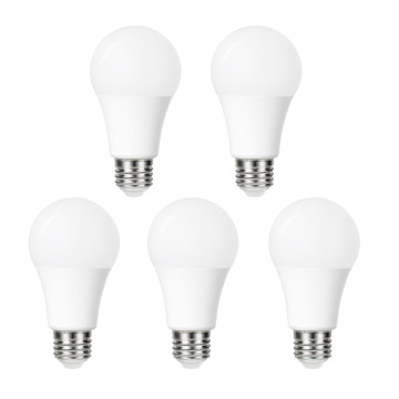 5-Pack Schemersensor - Standaard bol - E27 - 4.8W - Extra Warm Wit - 2700K 
