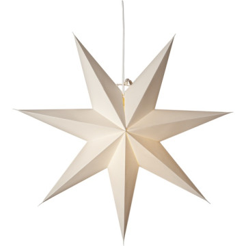 Papieren kerstster wit 45x45 cm