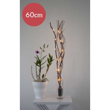 Korte bruine decoratietakken - 60cm