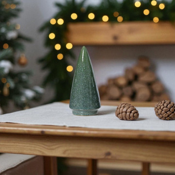 Kerstboom van porselein, Gestileerd blauw
