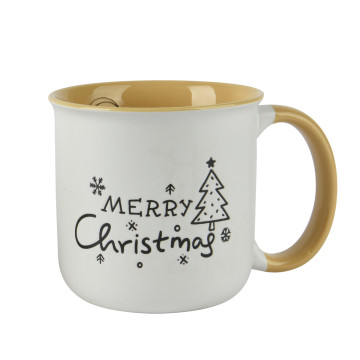 Kerstmok Merry Christmas – Keramiek – ø9,3x9 cm