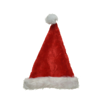 Luxe kerstmuts met "bontje"