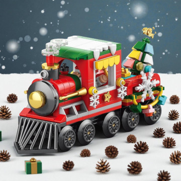 Bouwblokjes - Kerst Trein